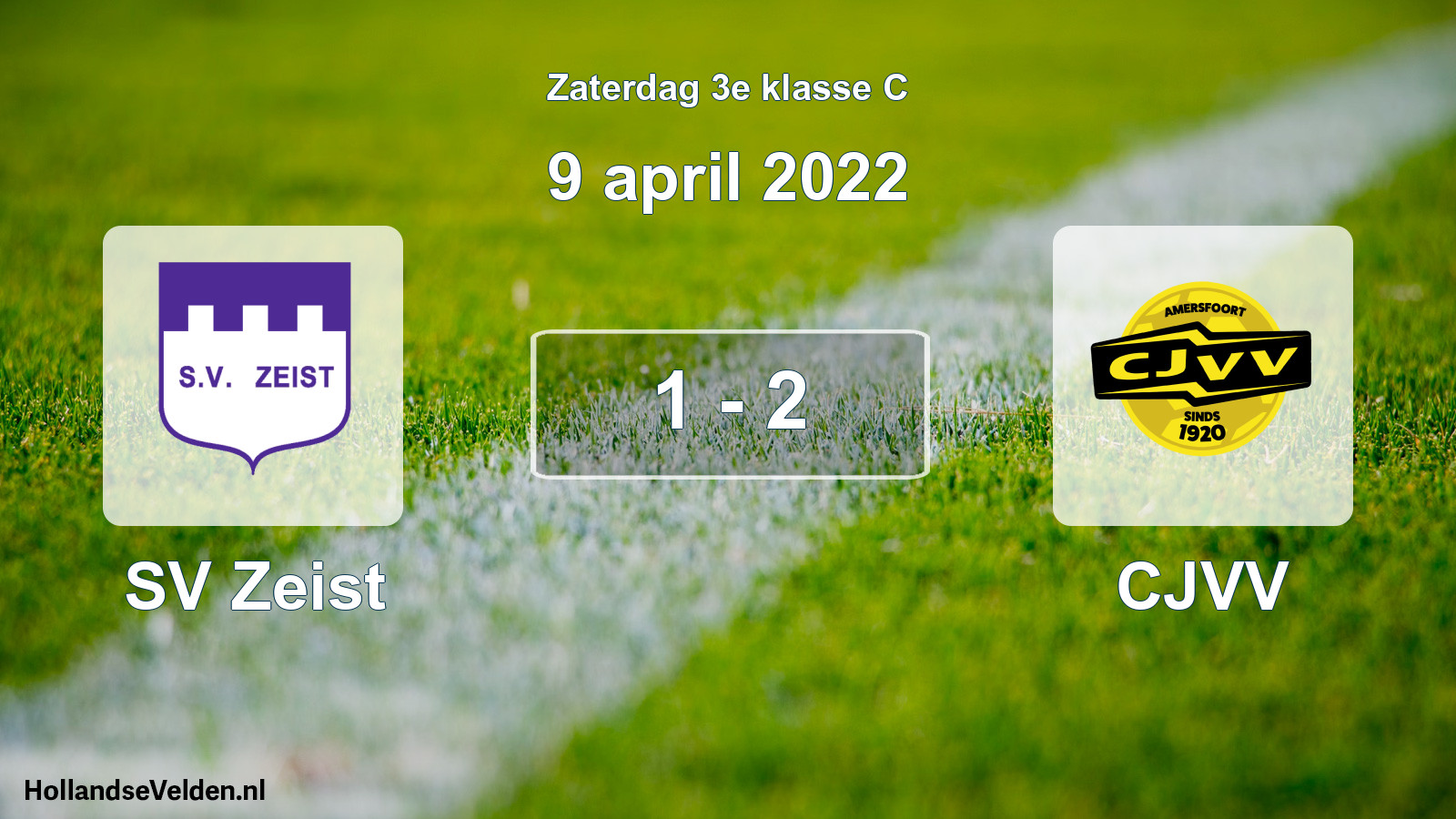 Total number of matches played: SV Zeist - CJVV 1 - 2 (9 April 2022)