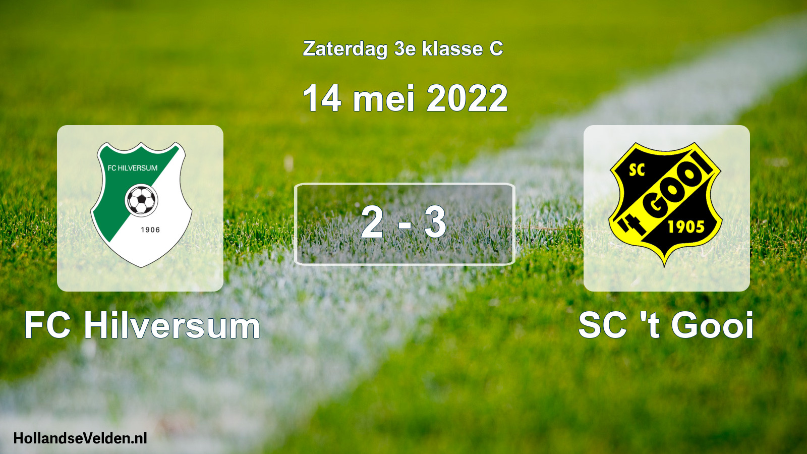 Total number of matches played: FC Hilversum - SC 't Gooi 2 - 3 (14 May 2022)