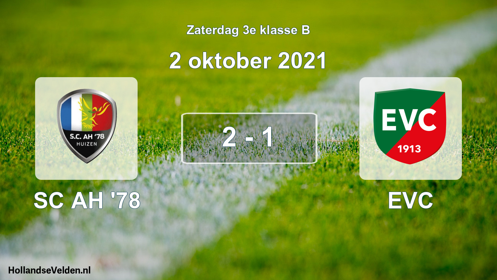Total number of matches played: SC AH '78 - EVC 2 - 1 (2 October 2021)