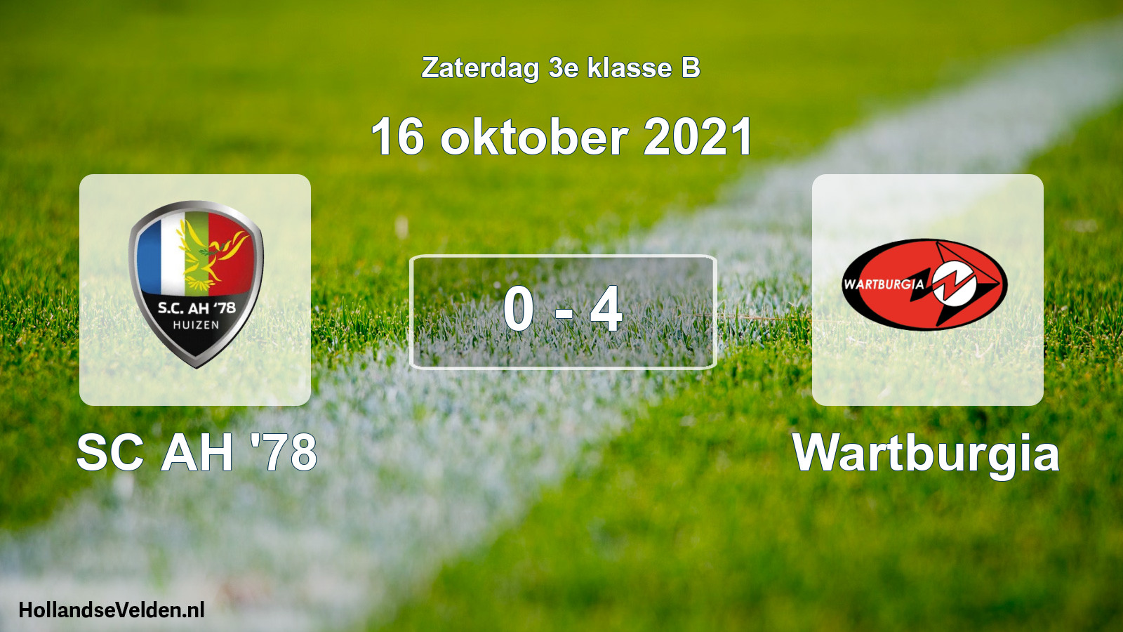 Total number of matches played: SC AH '78 - Wartburgia 0 - 4 (16 October 2021)