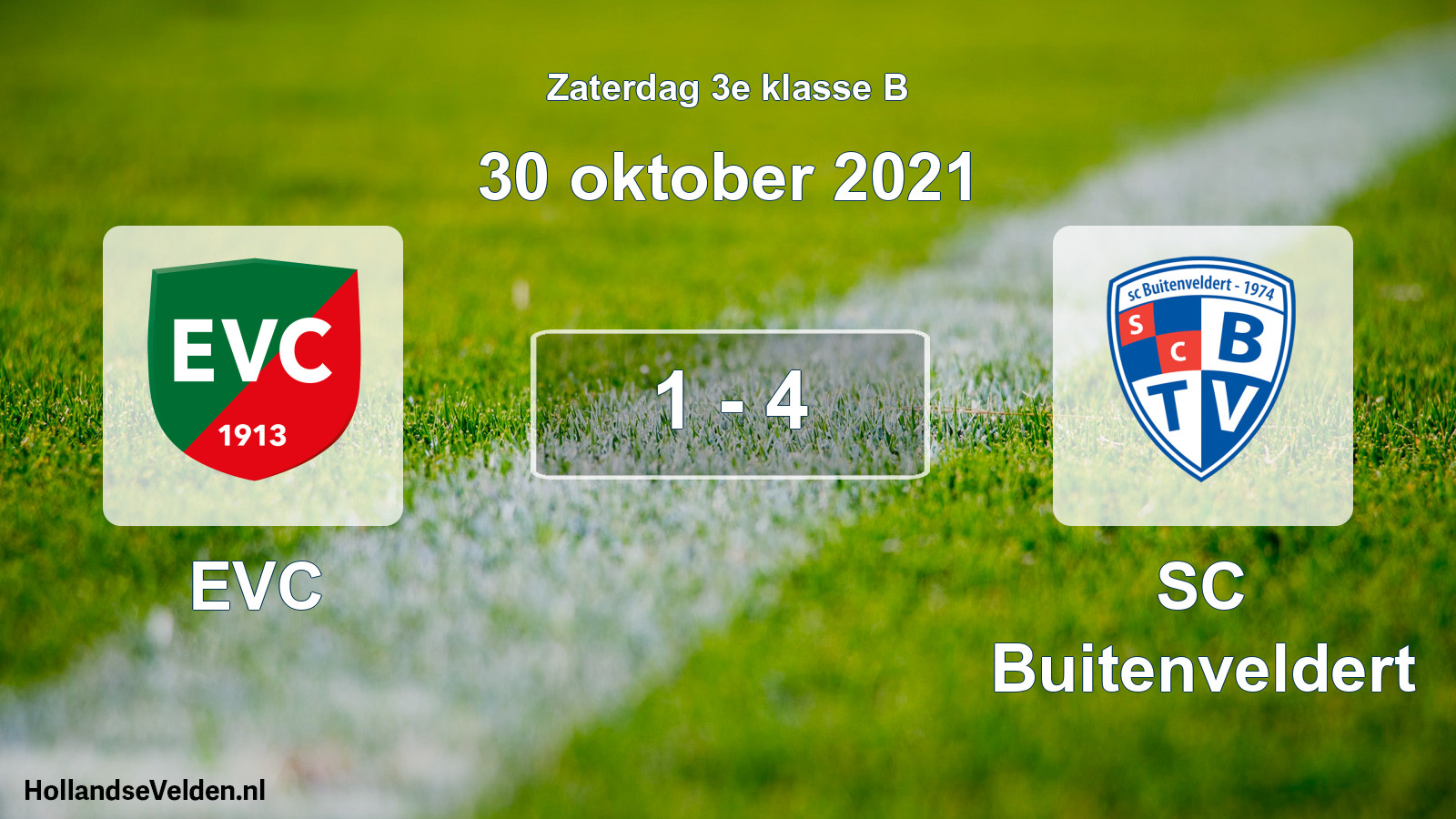 Total number of matches played: EVC - SC Buitenveldert 1 - 4 (30 October 2021)
