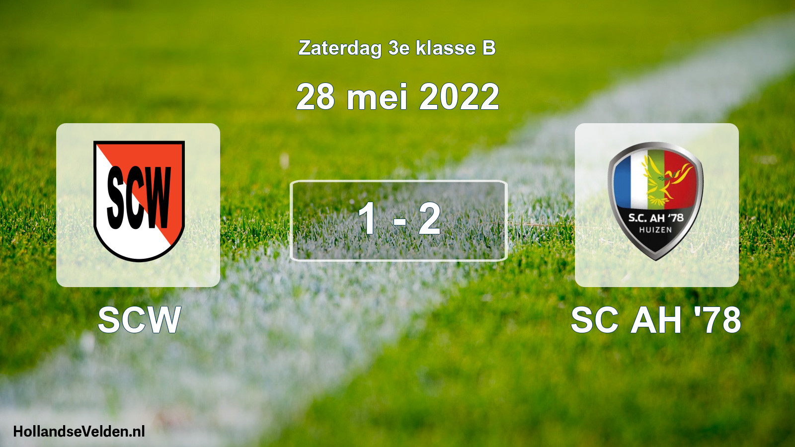 Total number of matches played: SCW - SC AH '78 1 - 2 (28 May 2022)