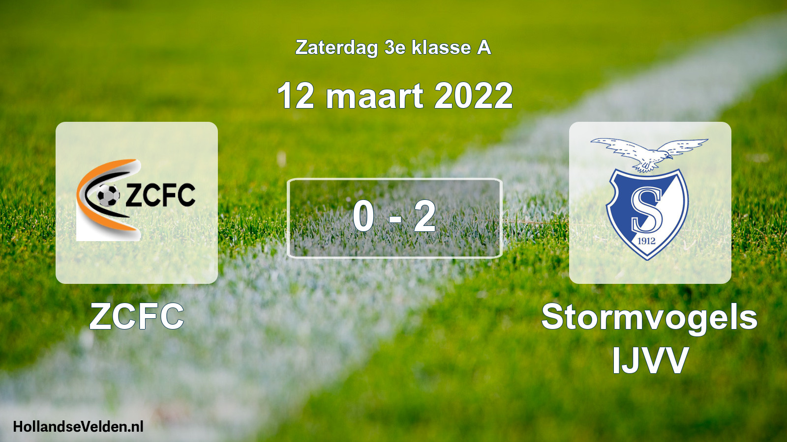 Total number of matches played: ZCFC - Stormvogels IJVV 0 - 2 (12 March 2022)