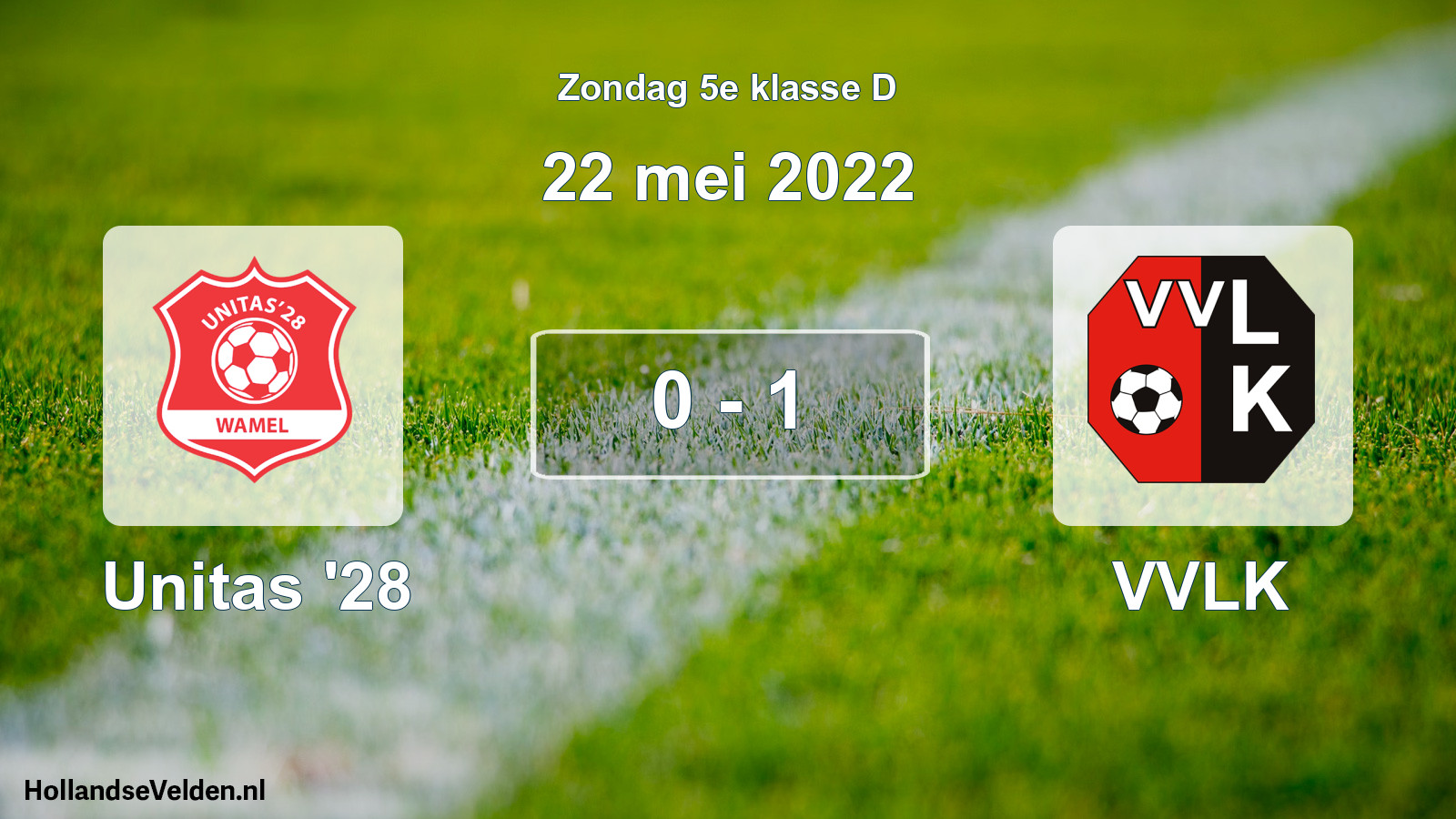 Total number of matches played: Unitas '28 - VVLK 0 - 1 (22 May 2022)