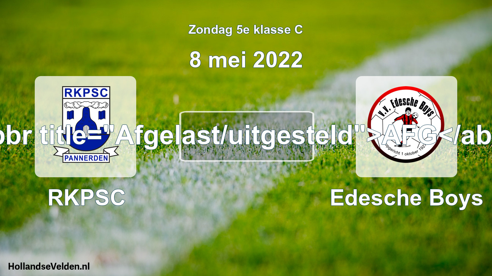 Scheduled Match: RKPSC - Edesche Boys (8 May 2022)