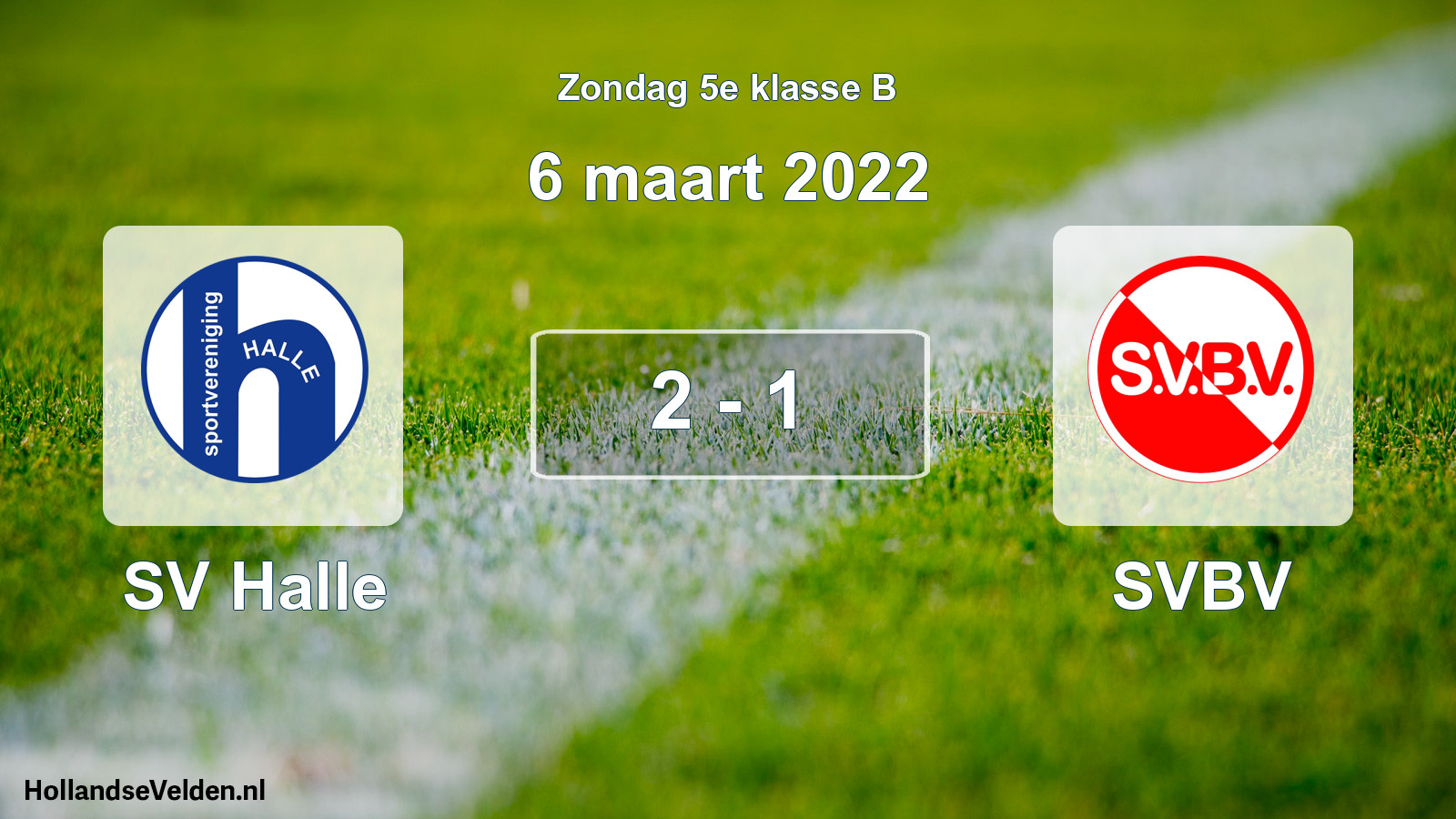 Total number of matches played: SV Halle - SVBV 2 - 1 (6 March 2022)