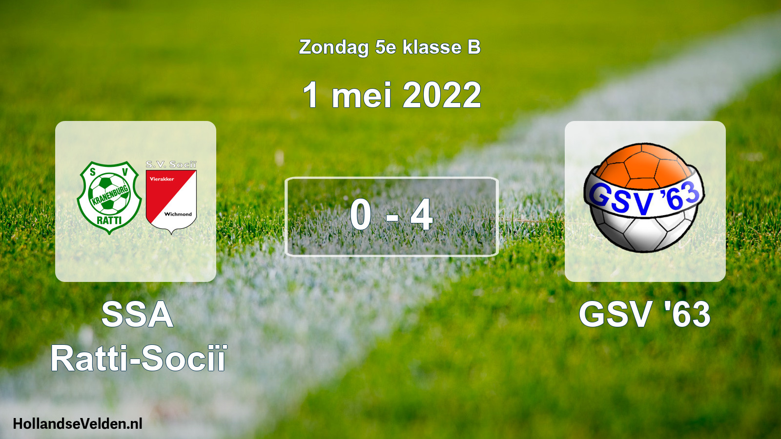 Total number of matches played: SSA Ratti-Sociï - GSV '63 0 - 4 (1 May 2022)