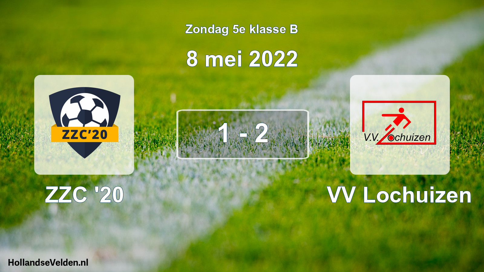 Total number of matches played: ZZC '20 - VV Lochuizen 1 - 2 (8 May 2022)