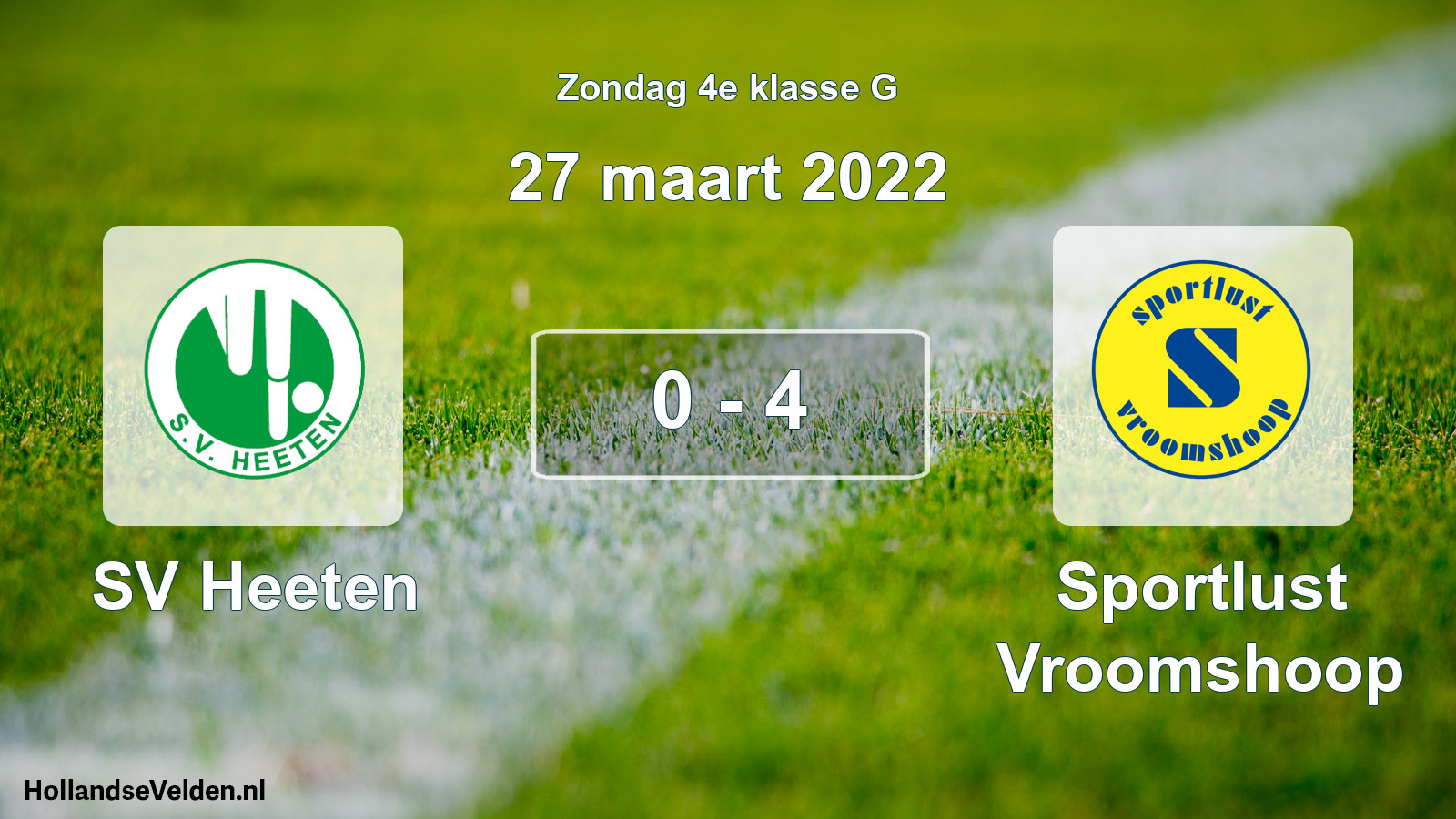 Total number of matches played: SV Heeten - Sportlust Vroomshoop 0 - 4 (27 March 2022)