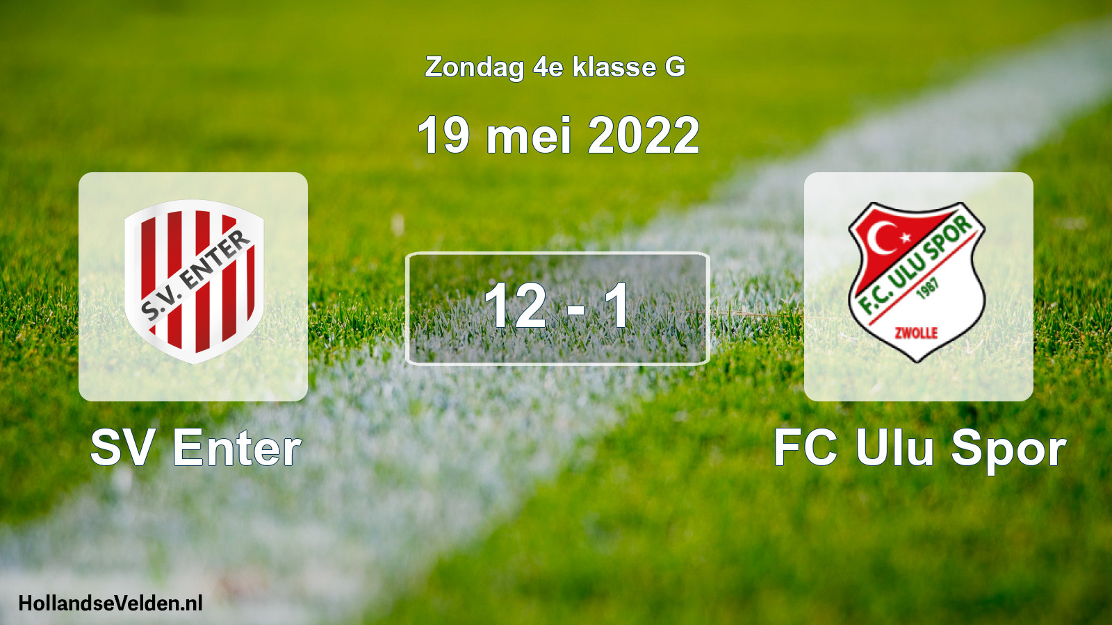 Total number of matches played: SV Enter - FC Ulu Spor 12 - 1 (19 May 2022)