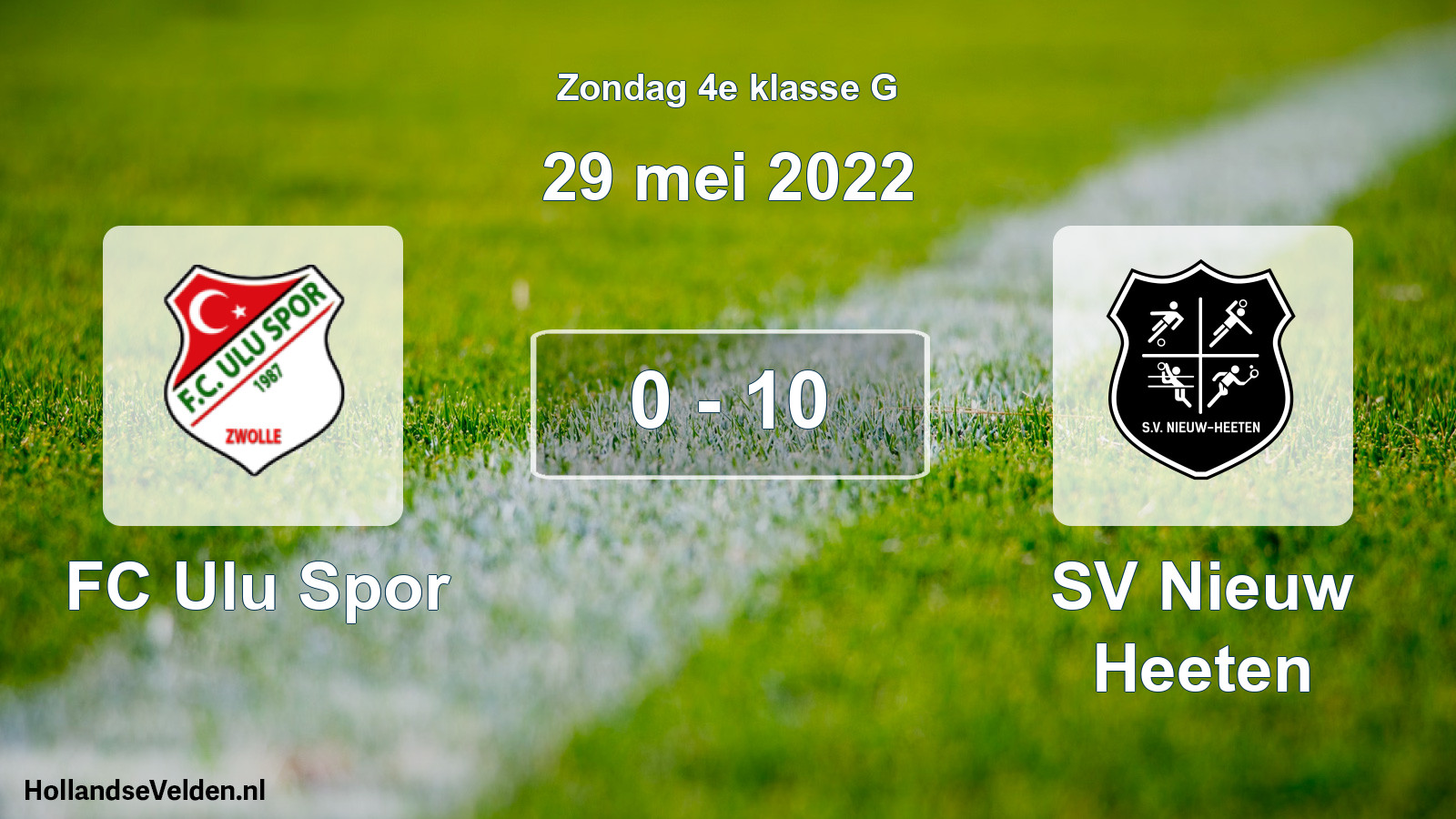 Total number of matches played: FC Ulu Spor - SV Nieuw Heeten 0 - 10 (29 May 2022)