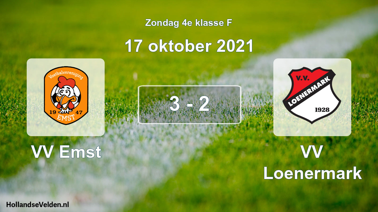 Total number of matches played: VV Emst - VV Loenermark 3 - 2 (17 October 2021)