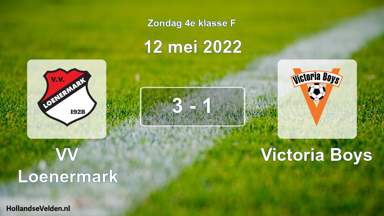Total number of matches played: VV Loenermark - Victoria Boys 3 - 1 (12 May 2022)