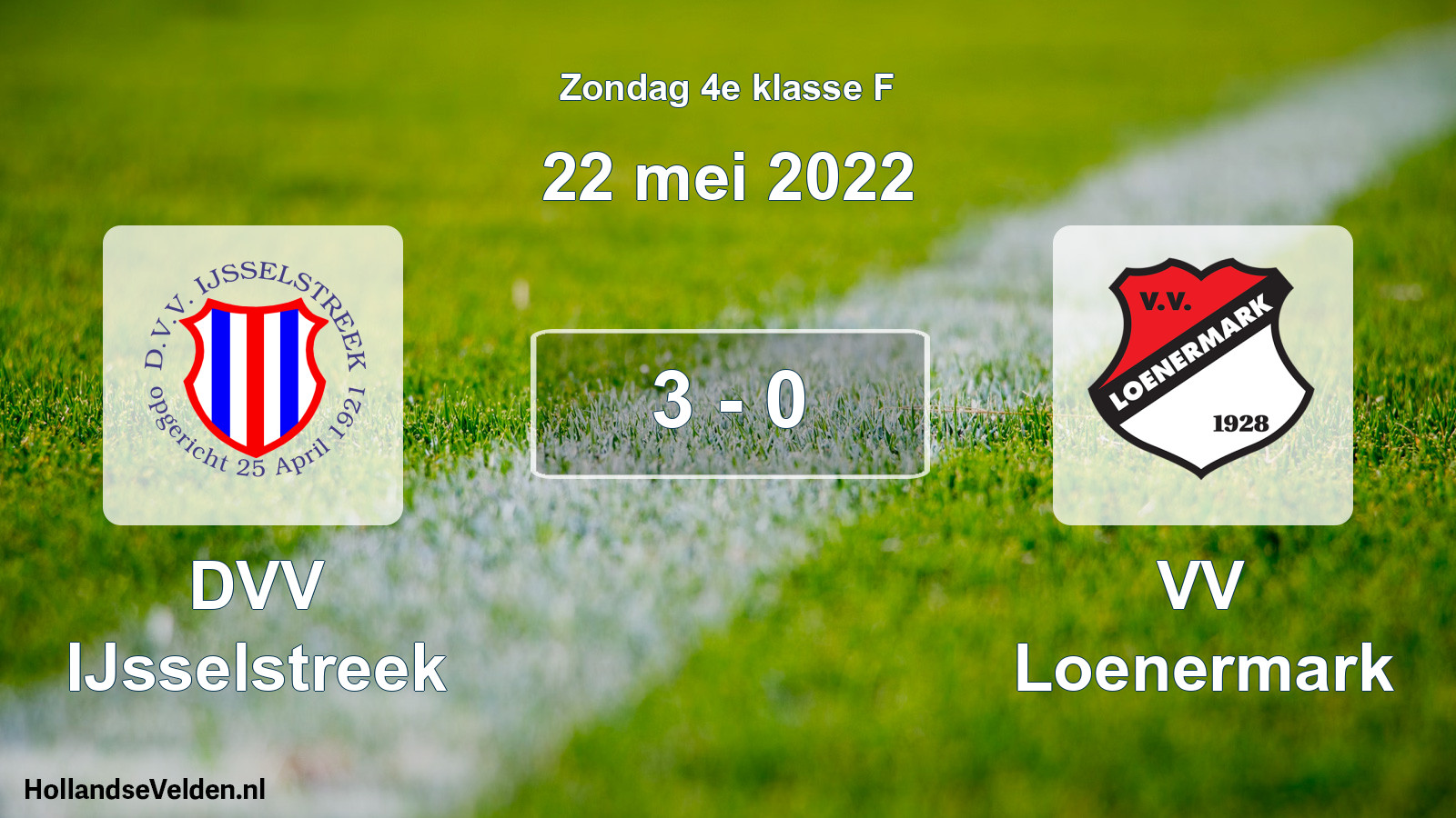 Total number of matches played: DVV IJsselstreek - VV Loenermark 3 - 0 (22 May 2022)