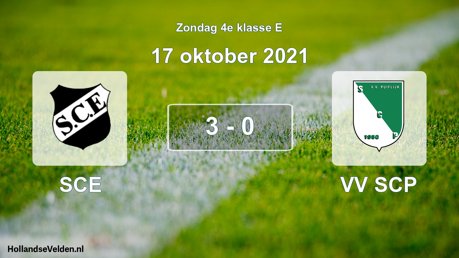 Total number of matches played: SCE - VV SCP 3 - 0 (17 October 2021)