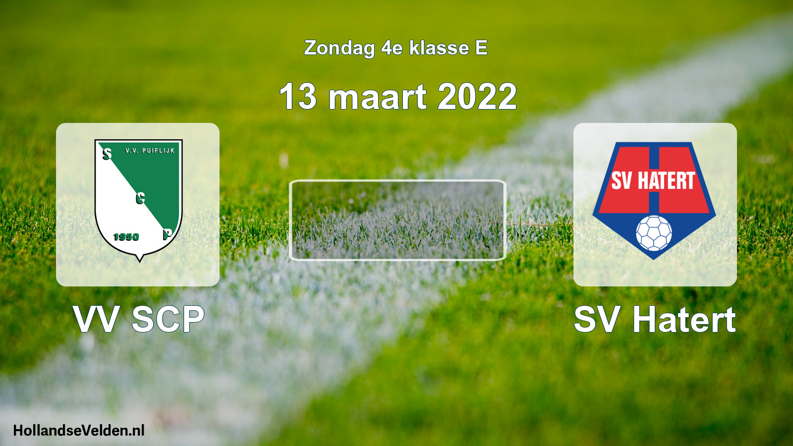 Scheduled Match: VV SCP - SV Hatert (13 March 2022)