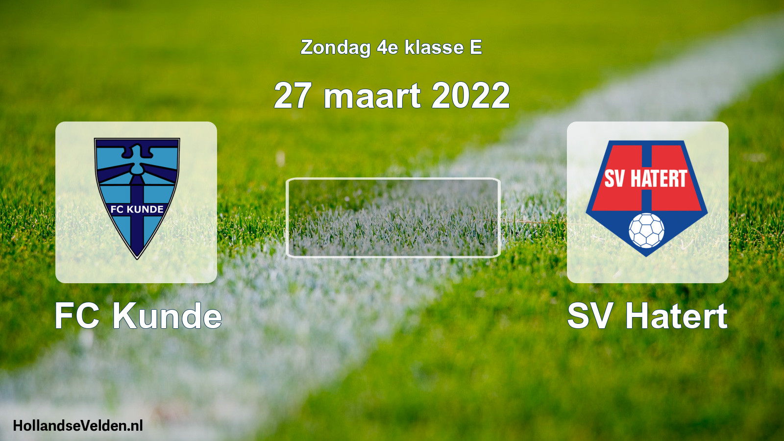 Scheduled Match: FC Kunde - SV Hatert (27 March 2022)