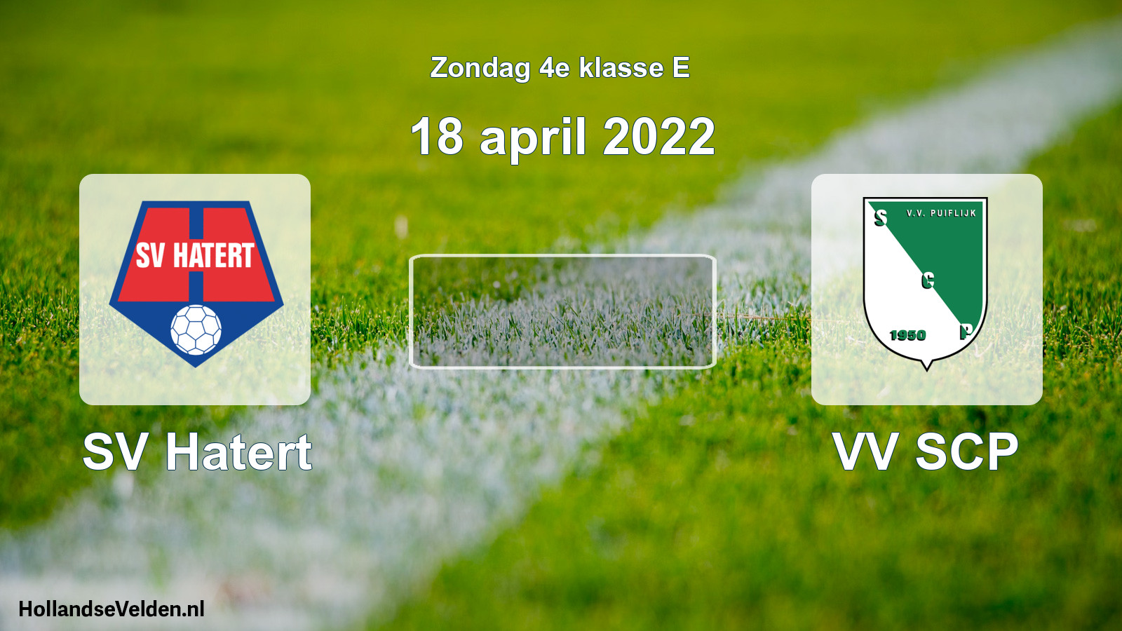 Scheduled Match: SV Hatert - VV SCP (18 April 2022)