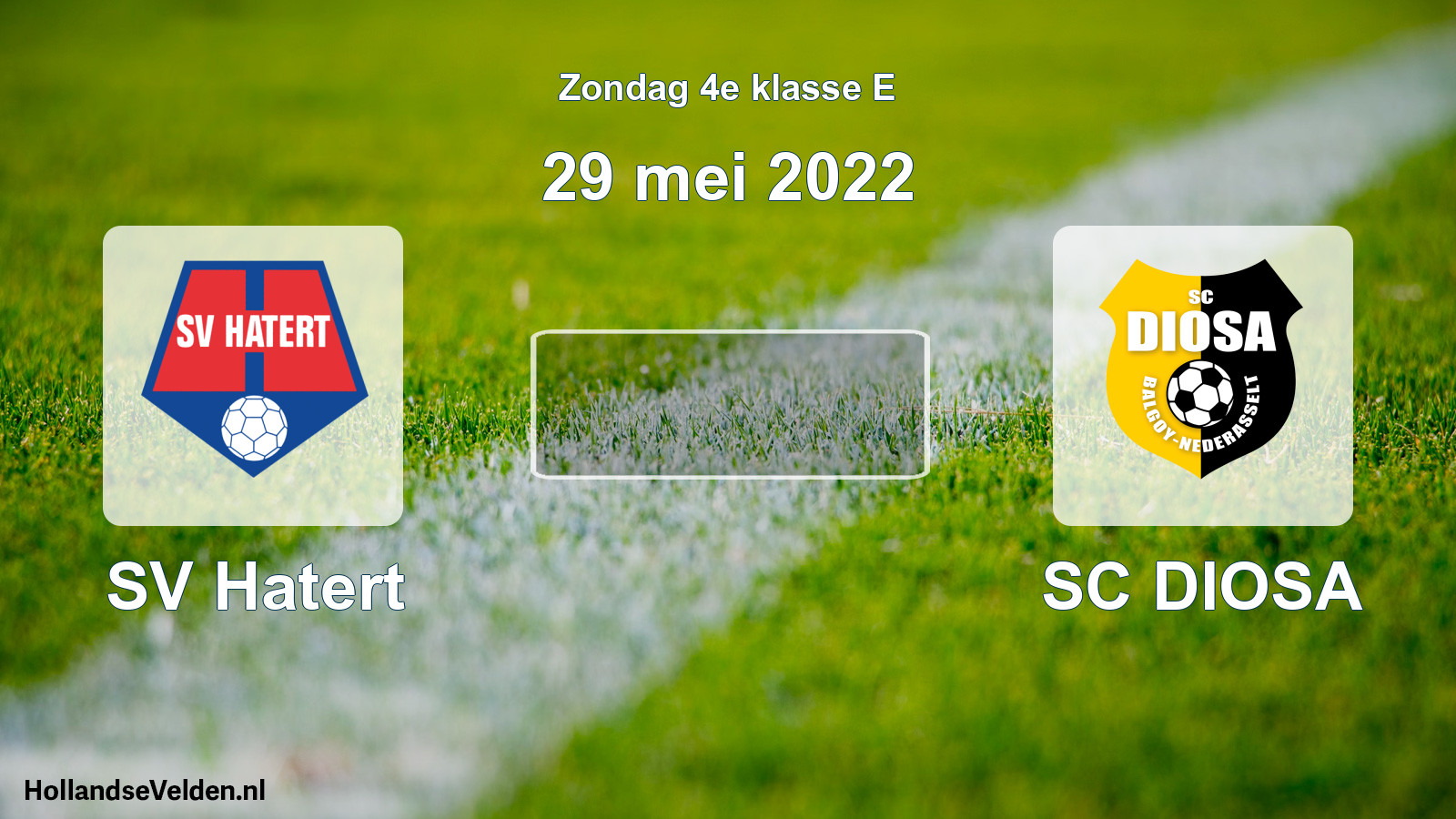 Scheduled Match: SV Hatert - SC DIOSA (29 May 2022)