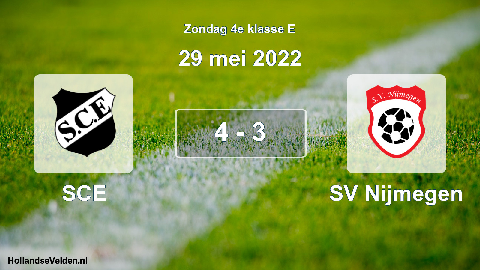 Total number of matches played: SCE - SV Nijmegen 4 - 3 (29 May 2022)