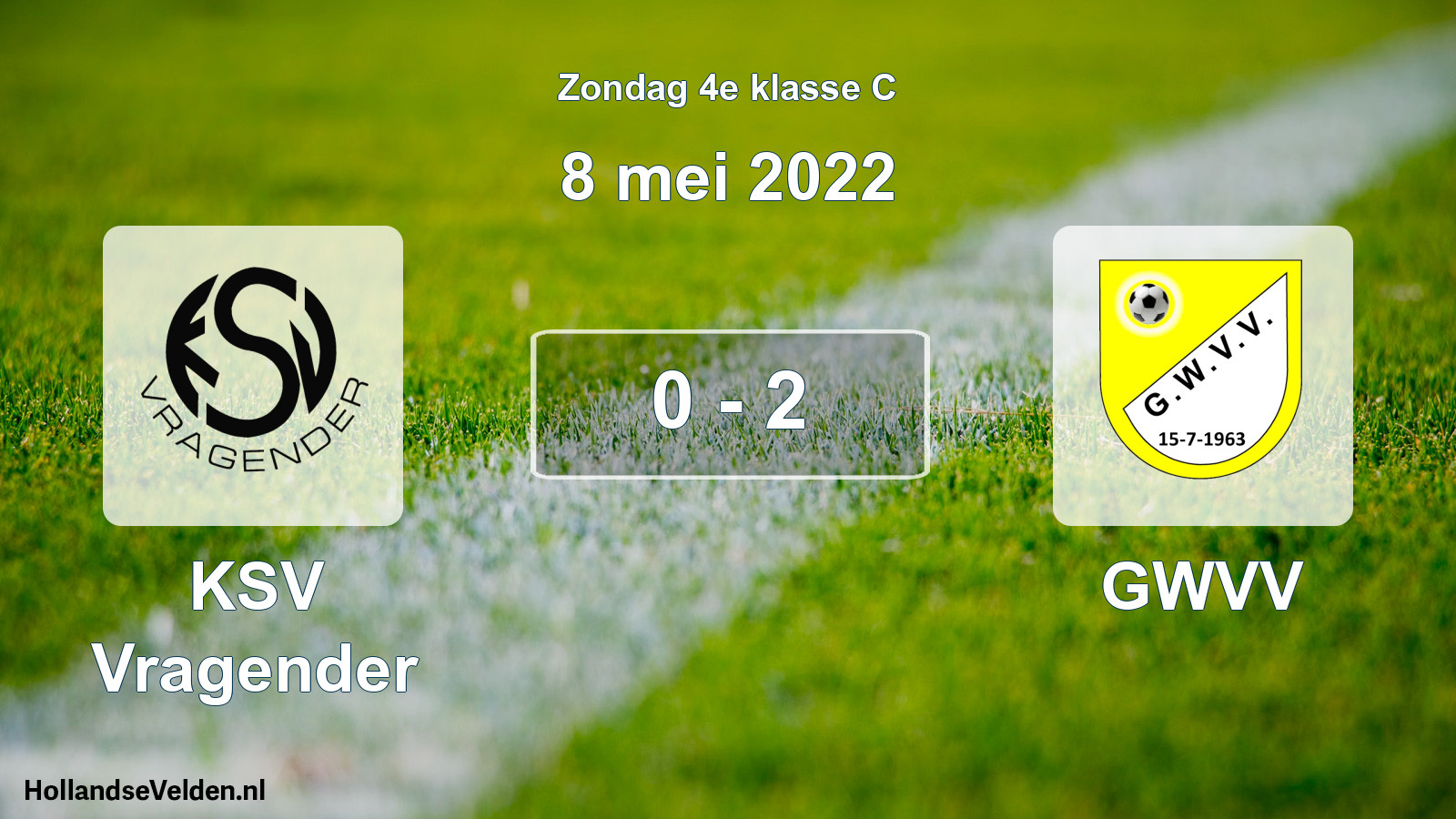 Total number of matches played: KSV Vragender - GWVV 0 - 2 (8 May 2022)
