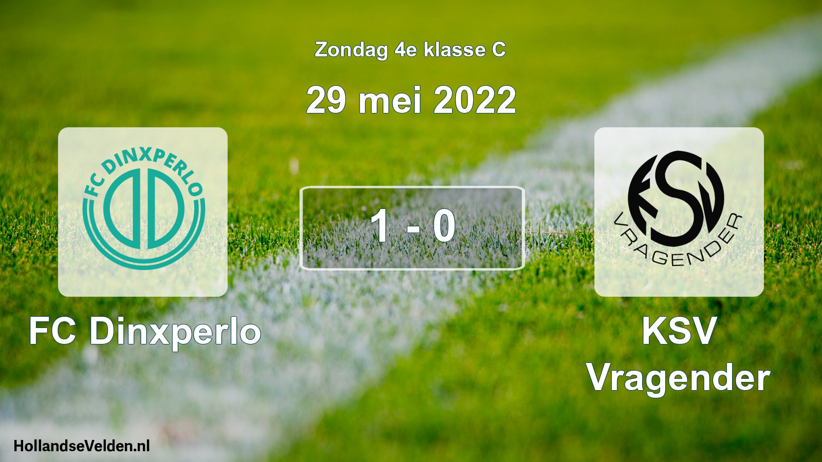 Total number of matches played: FC Dinxperlo - KSV Vragender 1 - 0 (29 May 2022)