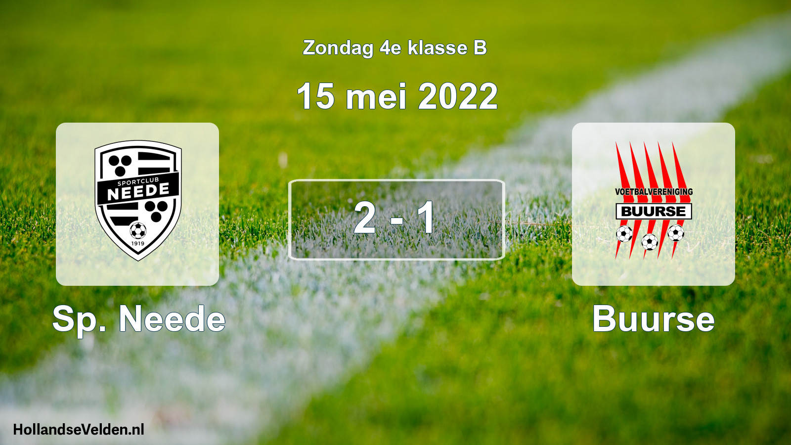 Total number of matches played: Sp. Neede - Buurse 2 - 1 (15 May 2022)