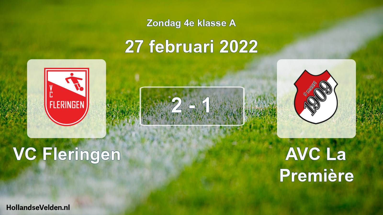 Total number of matches played: VC Fleringen - AVC La Première 2 - 1 (27 February 2022)