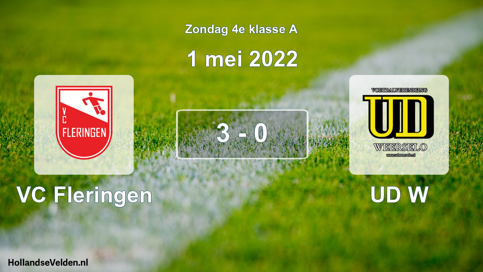 Total number of matches played: VC Fleringen - UD W 3 - 0 (1 May 2022)
