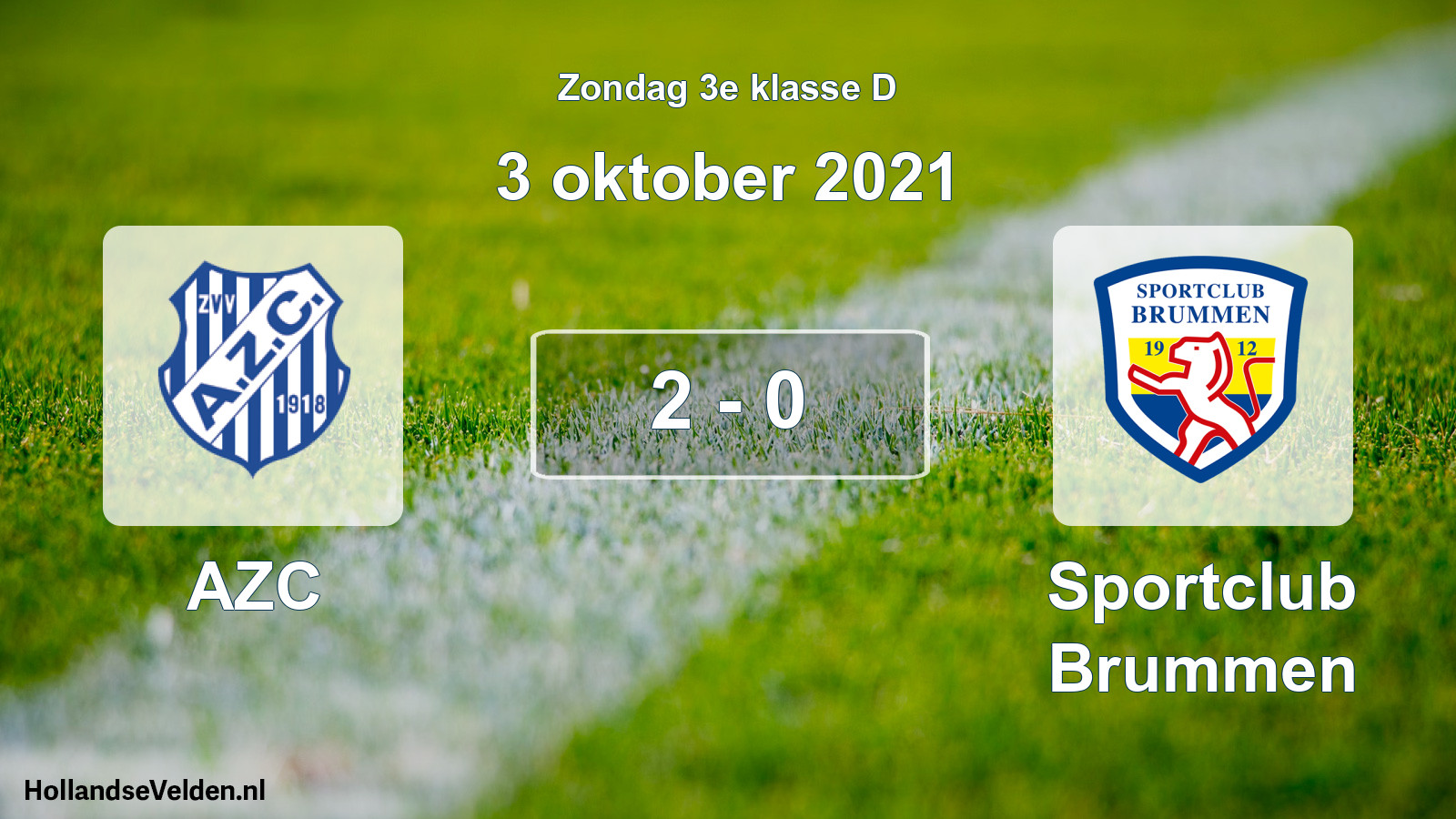Total number of matches played: AZC - Sportclub Brummen 2 - 0 (3 October 2021)