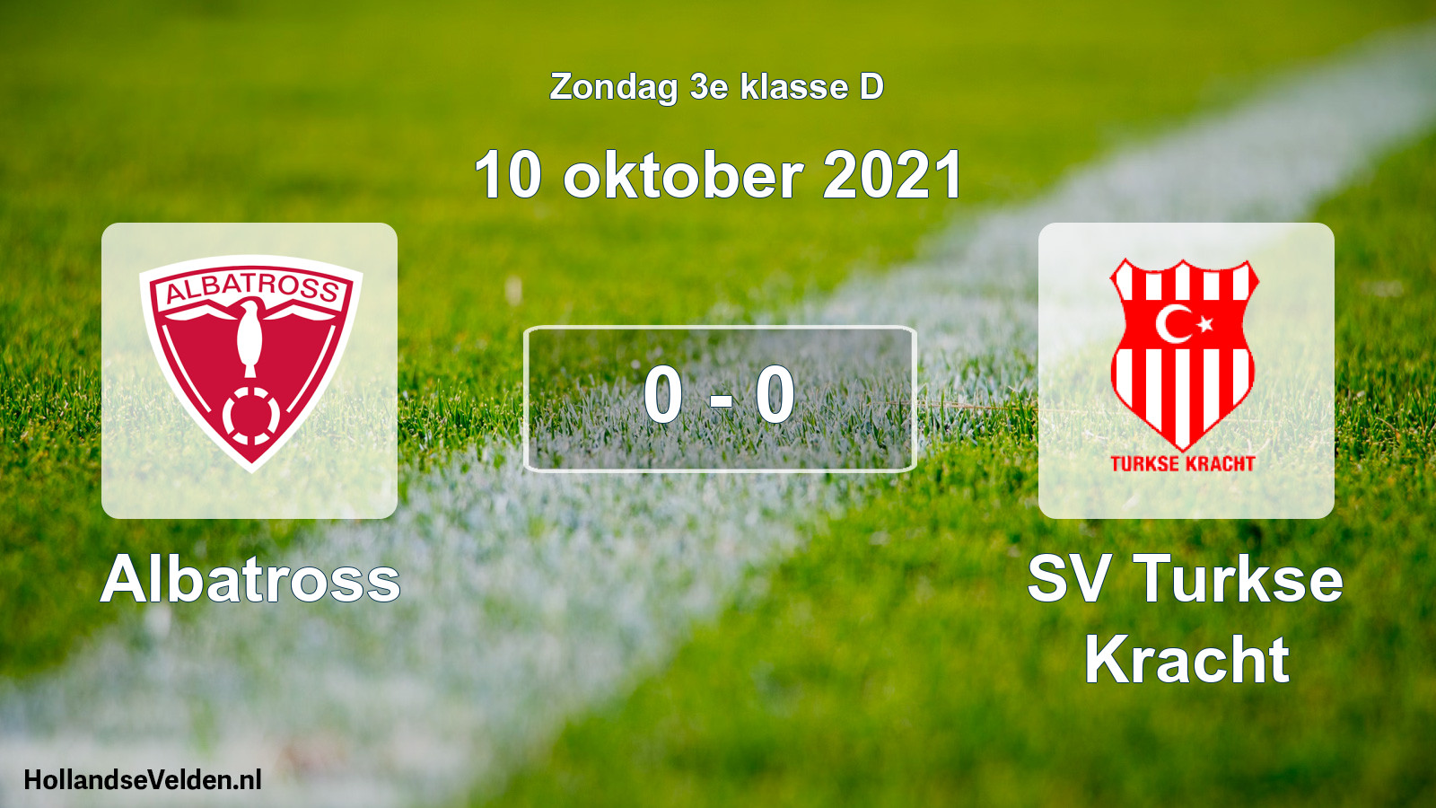 Total number of matches played: Albatross - SV Turkse Kracht 0 - 0 (10 October 2021)