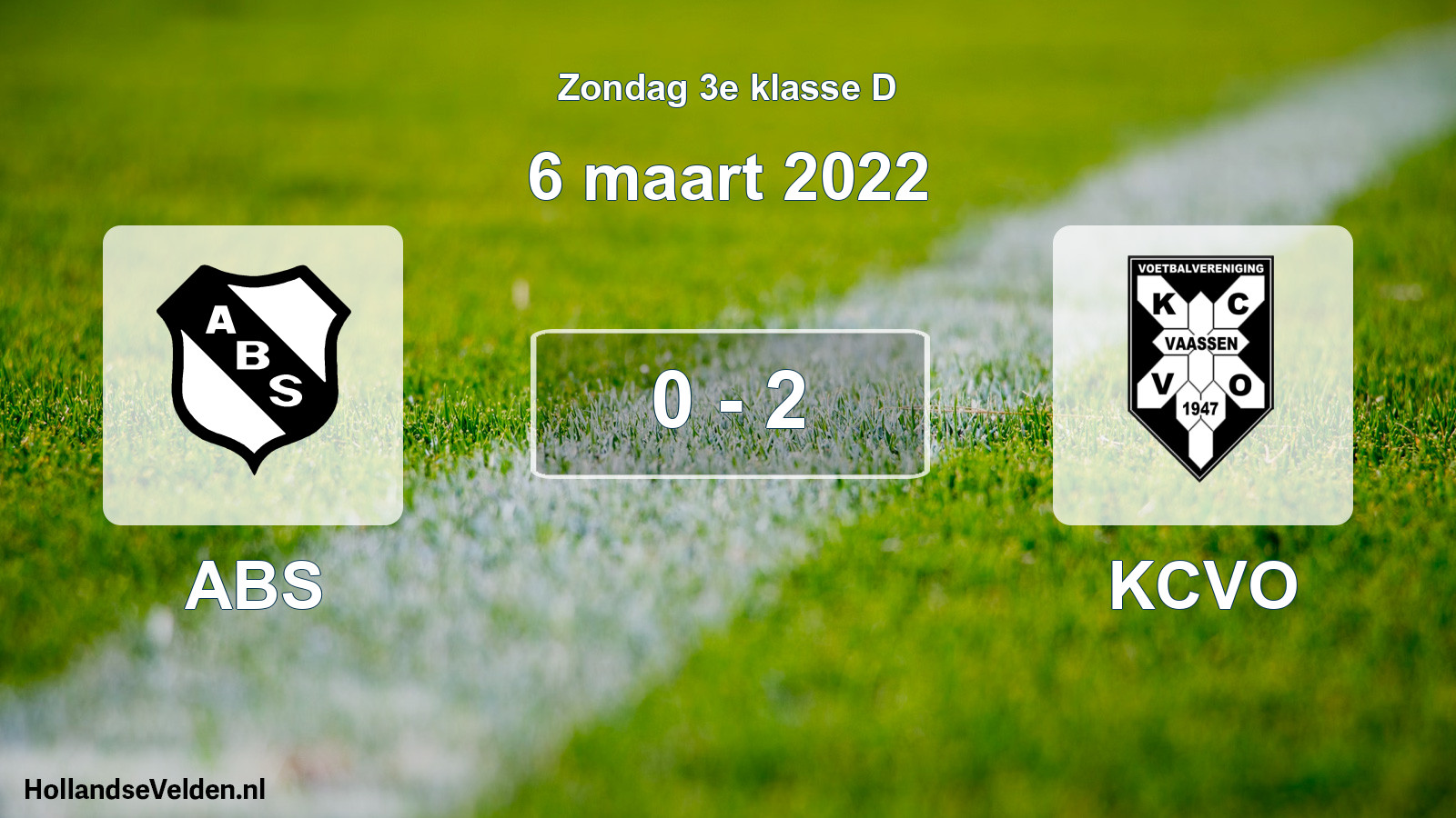 Total number of matches played: ABS - KCVO 0 - 2 (6 March 2022)