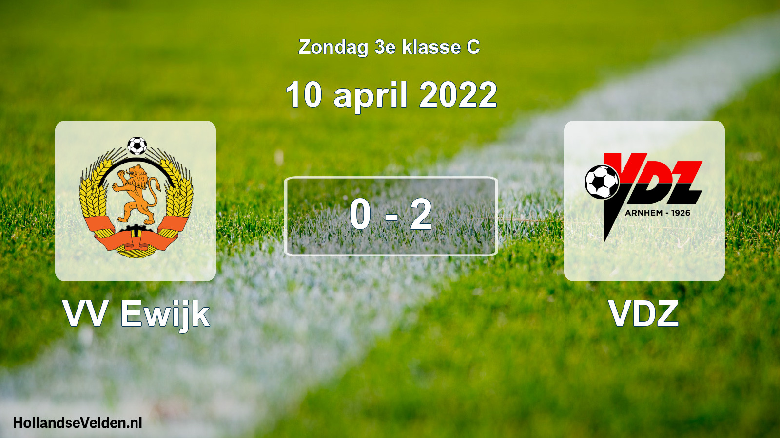 Total number of matches played: VV Ewijk - VDZ 0 - 2 (10 April 2022)