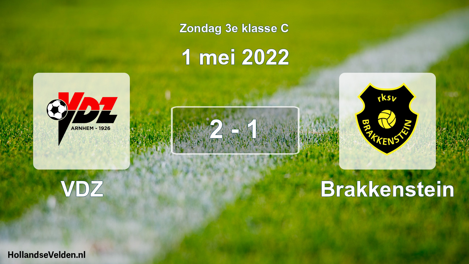 Total number of matches played: VDZ - Brakkenstein 2 - 1 (1 May 2022)