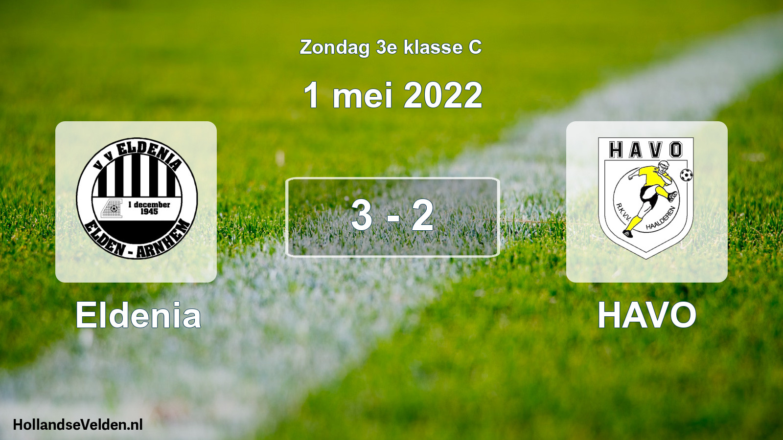 Total number of matches played: Eldenia - HAVO 3 - 2 (1 May 2022)