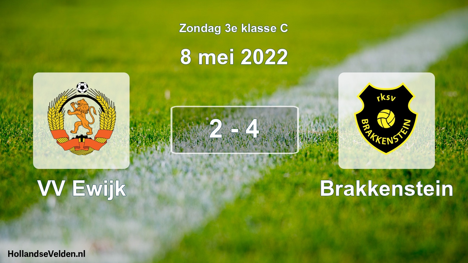 Total number of matches played: VV Ewijk - Brakkenstein 2 - 4 (8 May 2022)