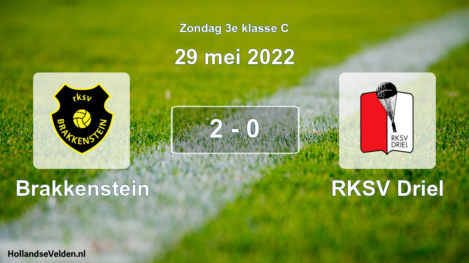 Total number of matches played: Brakkenstein - RKSV Driel 2 - 0 (29 May 2022)
