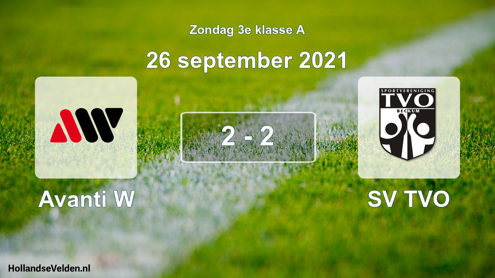 Total number of matches played: Avanti W - SV TVO 2 - 2 (26 September 2021)