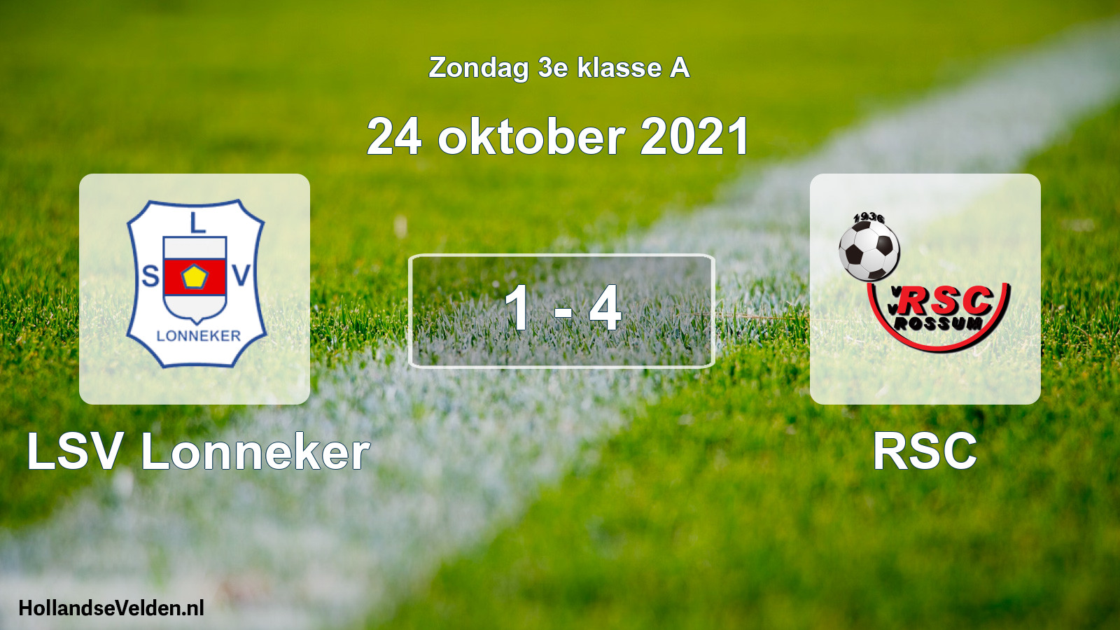 Total number of matches played: LSV Lonneker - RSC 1 - 4 (24 October 2021)