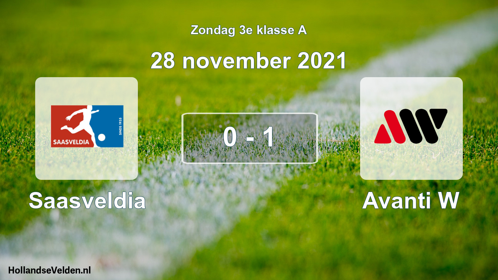 Total number of matches played: Saasveldia - Avanti W 0 - 1 (28 November 2021)