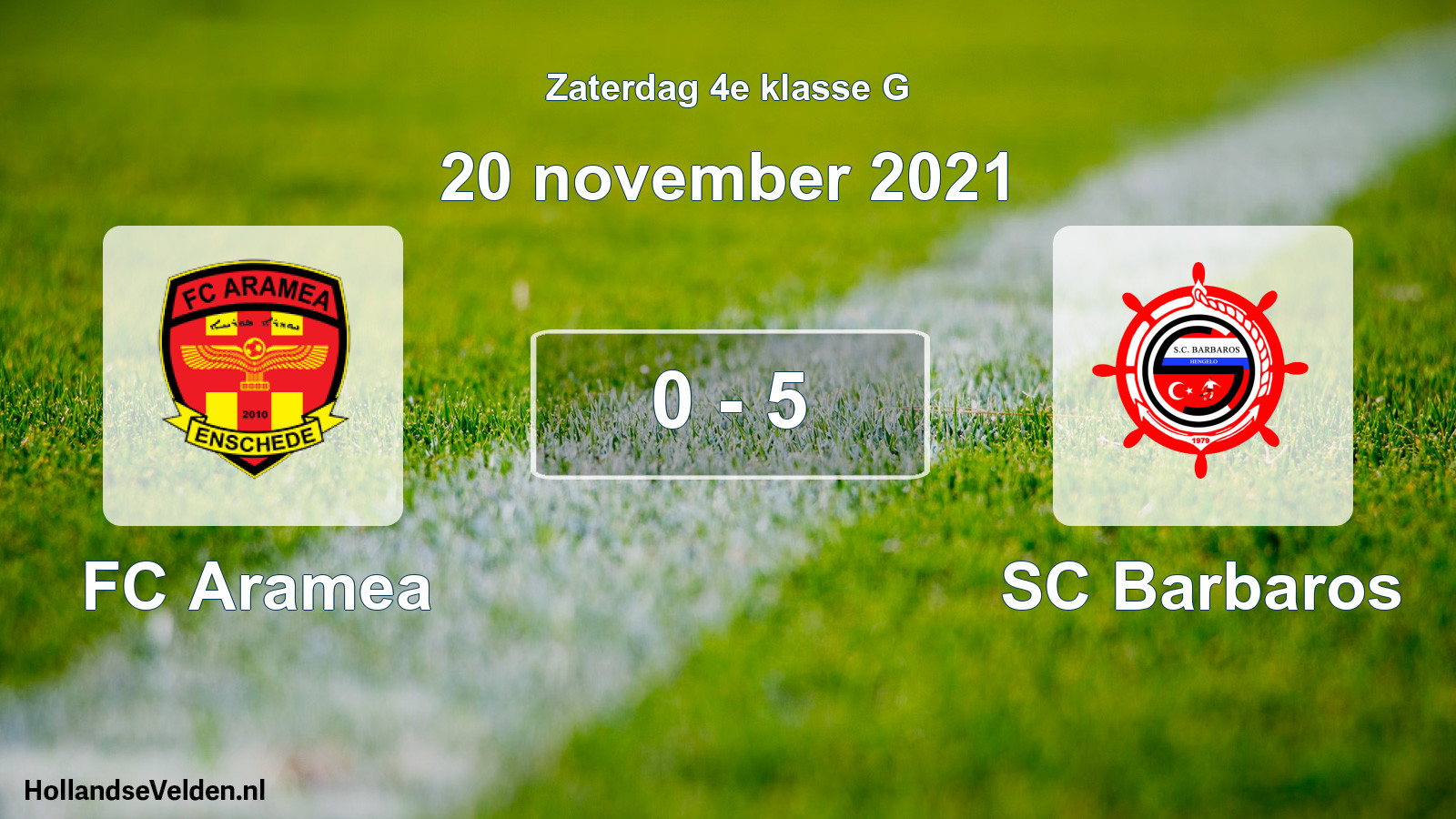 Total number of matches played: FC Aramea - SC Barbaros 0 - 5 (20 November 2021)