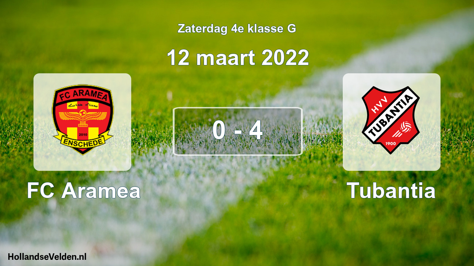 Total number of matches played: FC Aramea - Tubantia 0 - 4 (12 March 2022)