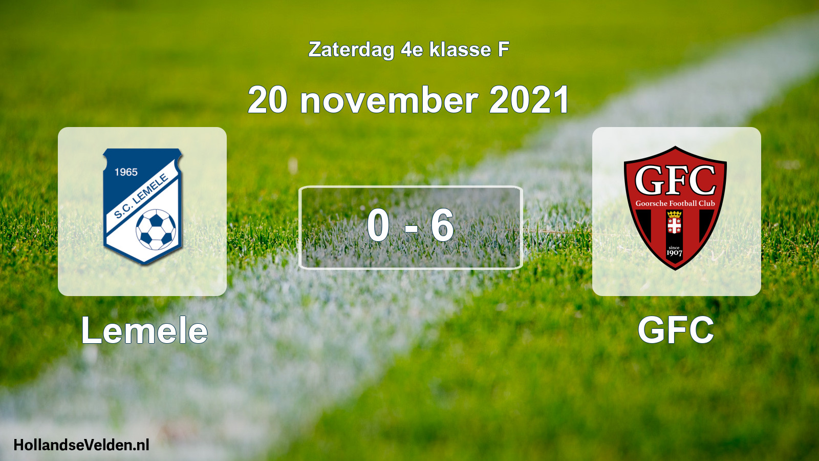 Total number of matches played: Lemele - GFC 0 - 6 (20 November 2021)