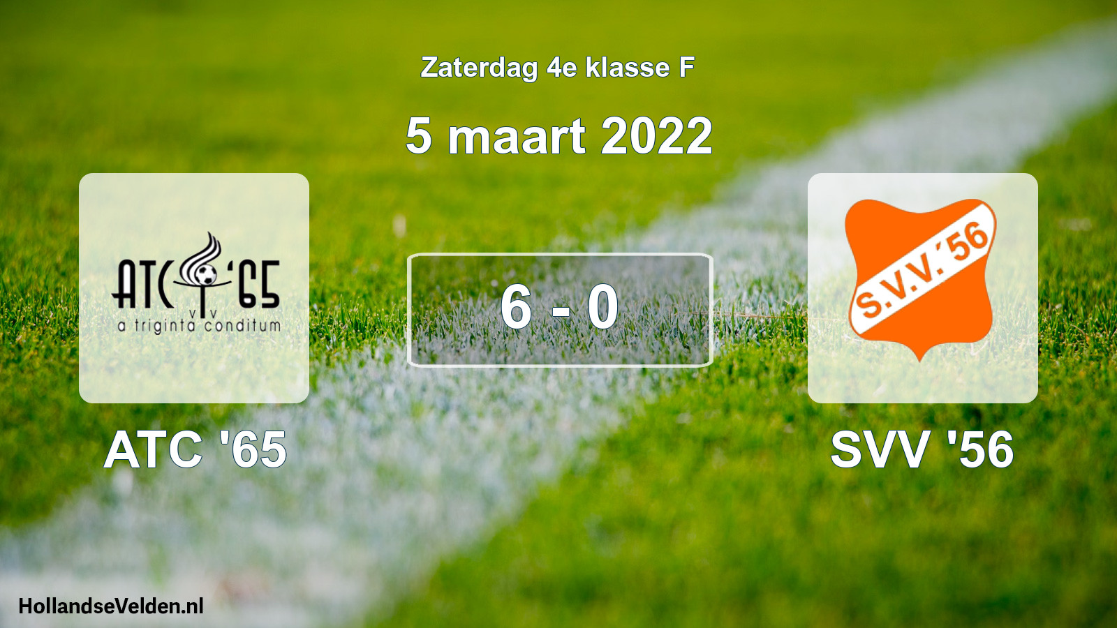 Total number of matches played: ATC '65 - SVV '56 6 - 0 (5 March 2022)