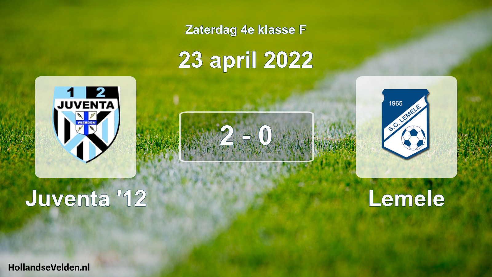 Total number of matches played: Juventa '12 - Lemele 2 - 0 (23 April 2022)