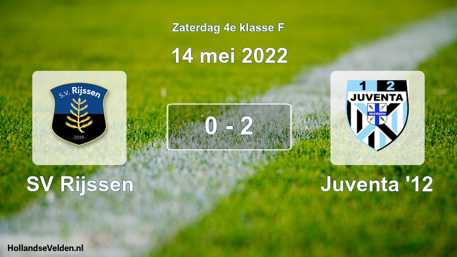 Total number of matches played: SV Rijssen - Juventa '12 0 - 2 (14 May 2022)