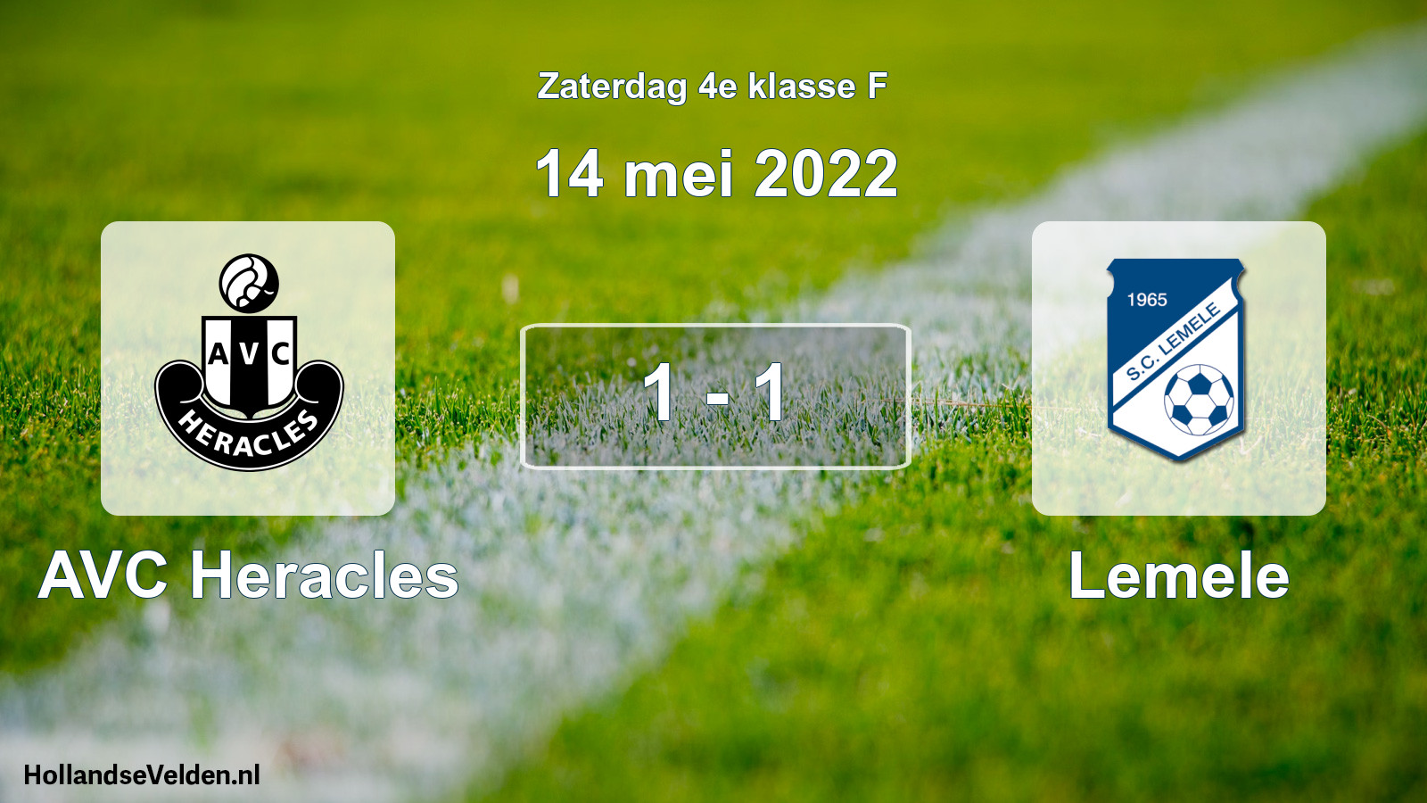 Total number of matches played: AVC Heracles - Lemele 1 - 1 (14 May 2022)