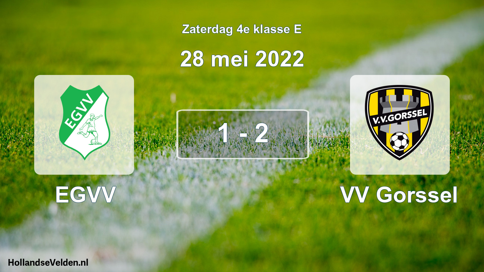 Total number of matches played: EGVV - VV Gorssel 1 - 2 (28 May 2022)