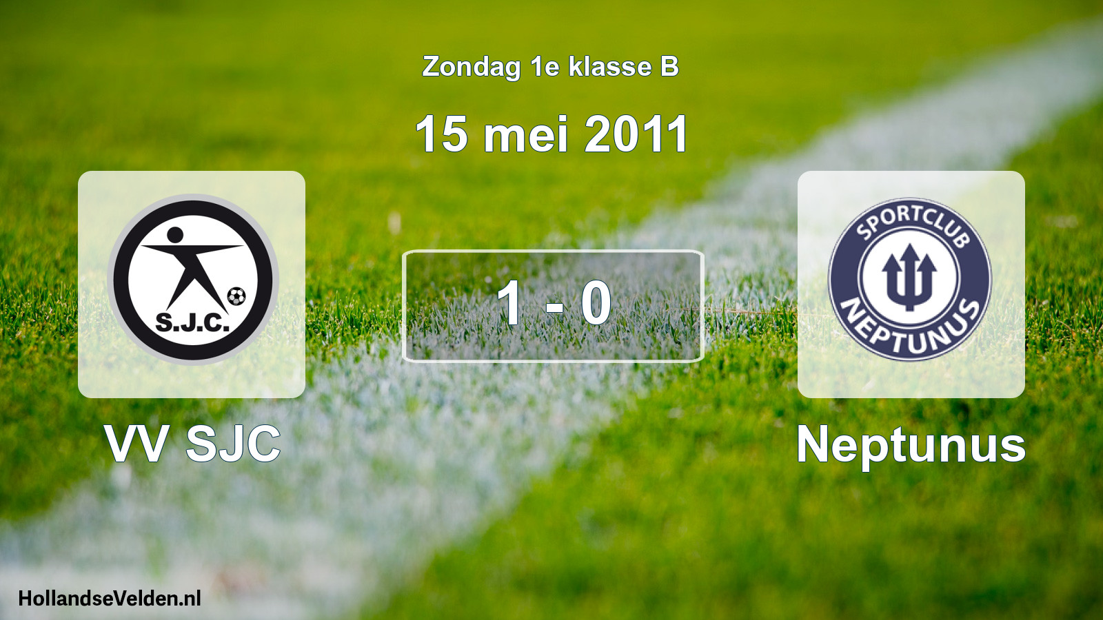 Total number of matches played: VV SJC - Neptunus 1 - 0 (15 May 2011)