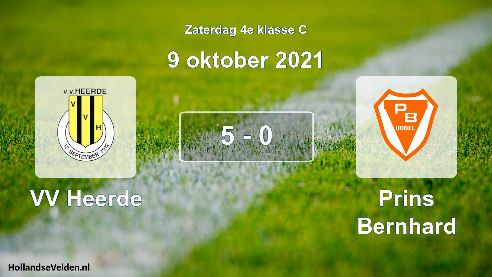 Total number of matches played: VV Heerde - Prins Bernhard 5 - 0 (9 October 2021)